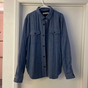 Outerknown Mens Transitional Flannel Shirt Jacket